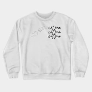 Cat Paw Crewneck Sweatshirt